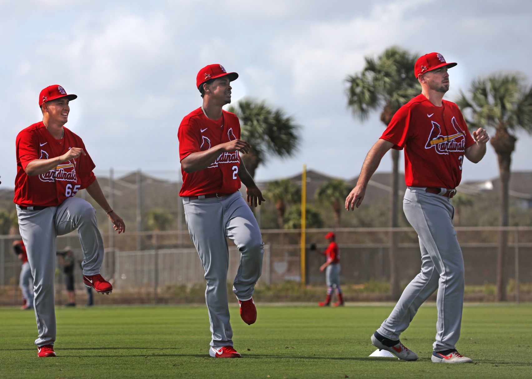 First official workout of Cardinals spring training